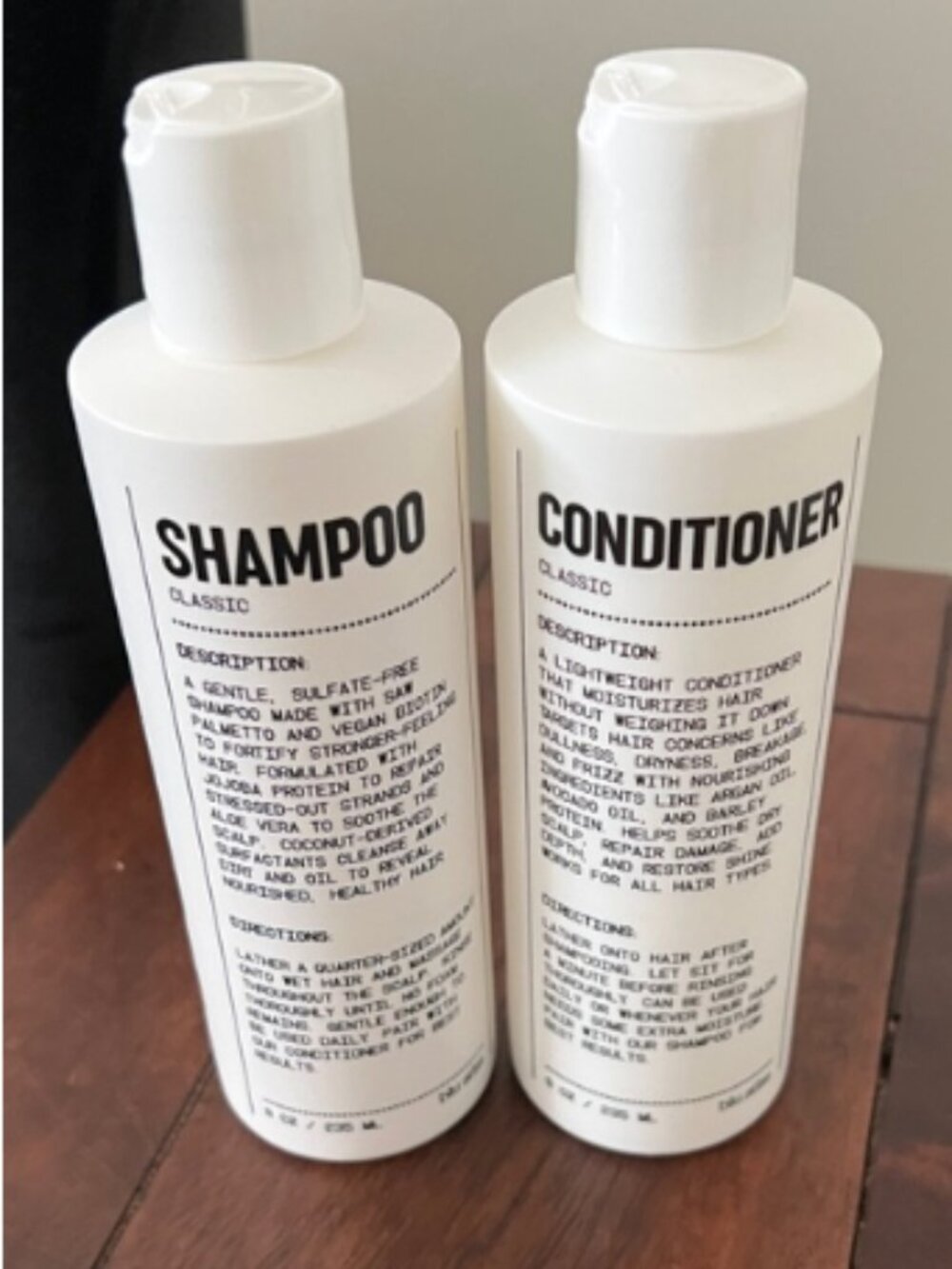 Men's Grooming - Blue Atlas Shampoo & Conditioner - Classic Scent